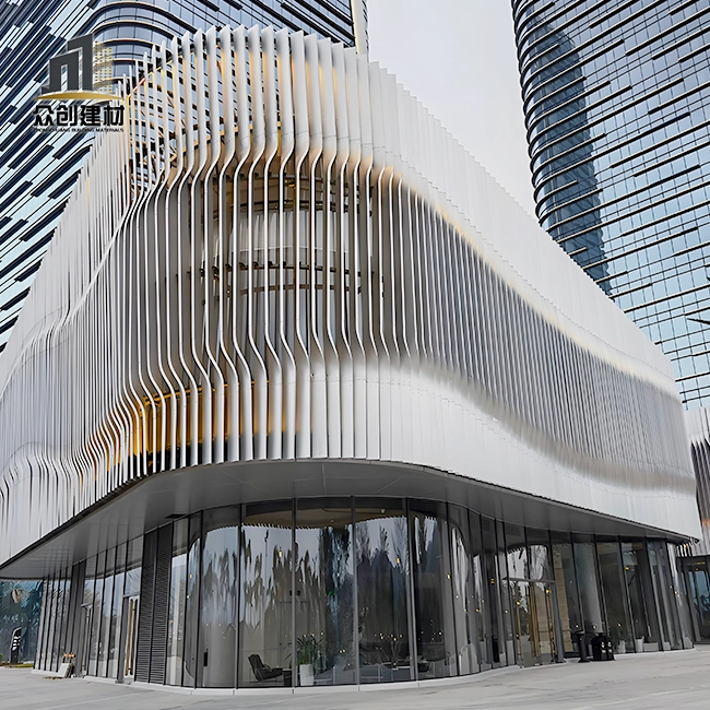 Twisted Aluminum Panels